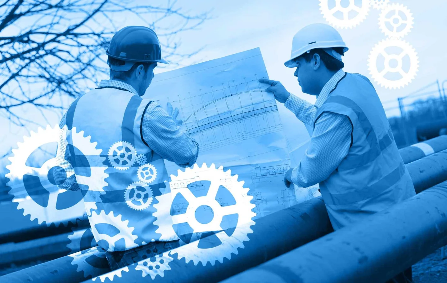 Soluspecs engineering team working in an industrial environment